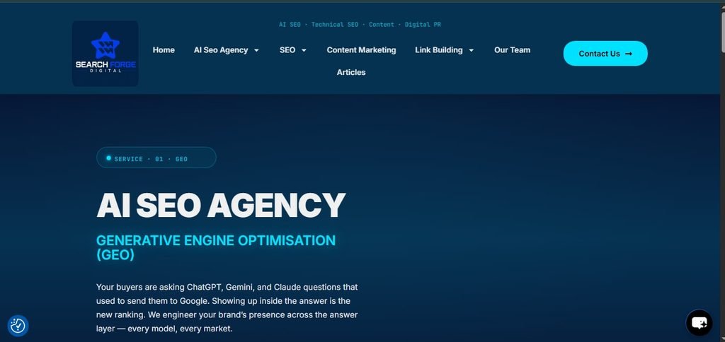 Search Forge Digital agency off page SEO and digital PR solutions
